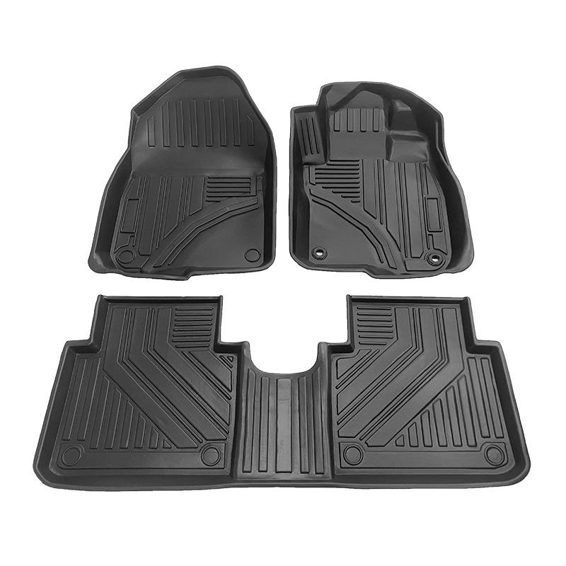 Eco-Friendly TPE Car Floor Mats for 2023 Honda CRV - Waterproof, Wear-Resistant Backrest and Trunk Mats with Galaxy Carpet Design.