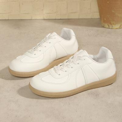 Exploding Fire German Training Shoes Women's Shoes 2025 Spring and Autumn New Casual Shoes Retro Versatile Board Shoes Little White Shoes Flat Shoes