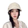 Cotton Linen Casual Baseball Cap With Embroidered Letters For Summer Sun Protection