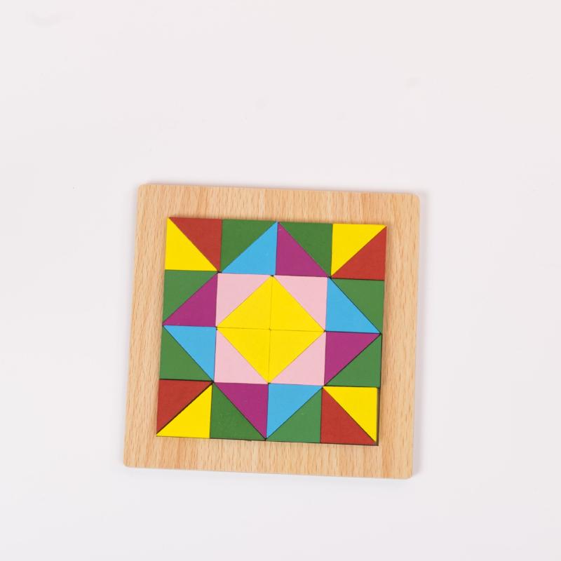 Jucării Educative din Lemn pentru Copii, Ajutoare pentru Învățare Timpurie, Recunoaștere Forme Digitale, Puzzle-uri 3D pentru Studenți, Plăci de Prindere Manuală.