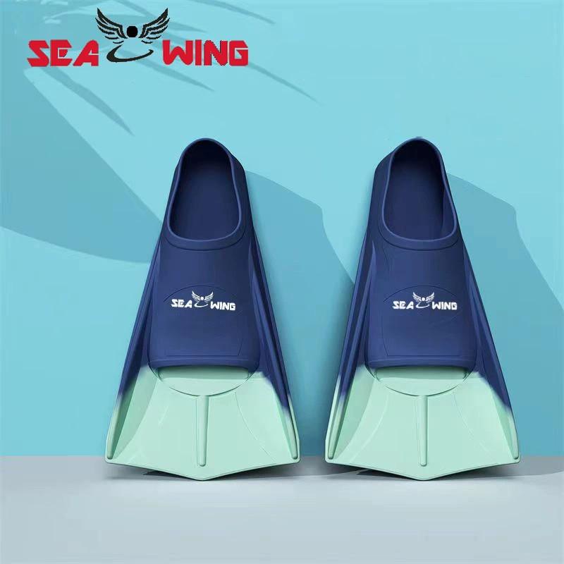 Silicone Short Freediving Fins Adults Unisex Lightweight Training Snorkeling Swimming Pool Use