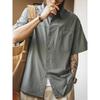 Mountain Style Outdoor Sports Elastic Quick-Drying Short Sleeve Cargo Shirts Men's Summer Thin Foreign Trade Men's Shirt