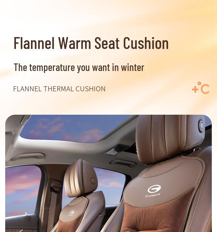 Winter Flannel Heat-Retaining Car Seat Cushion for Trumpchi GS8, GS3, GS4, Yingku, Yingbao, GS5, M8