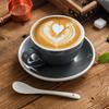 300ml Ceramic Coffee Cup and Saucer Set Pottery Latte Cups Breakfast Milk Mug Afternoon Teacup Porcelain Water Mugs Wholesale