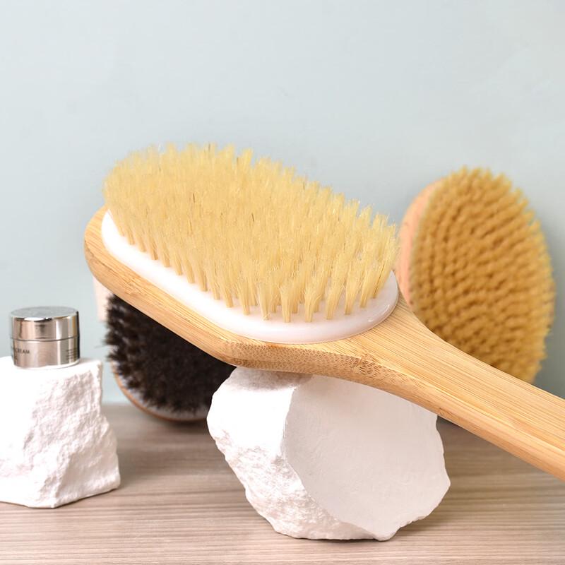 

Natural Pig Bristle Body Bath Brush