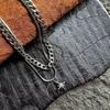 Titanium Steel Multilayer Star Pendant Necklace For Men And Women With Stylish Design