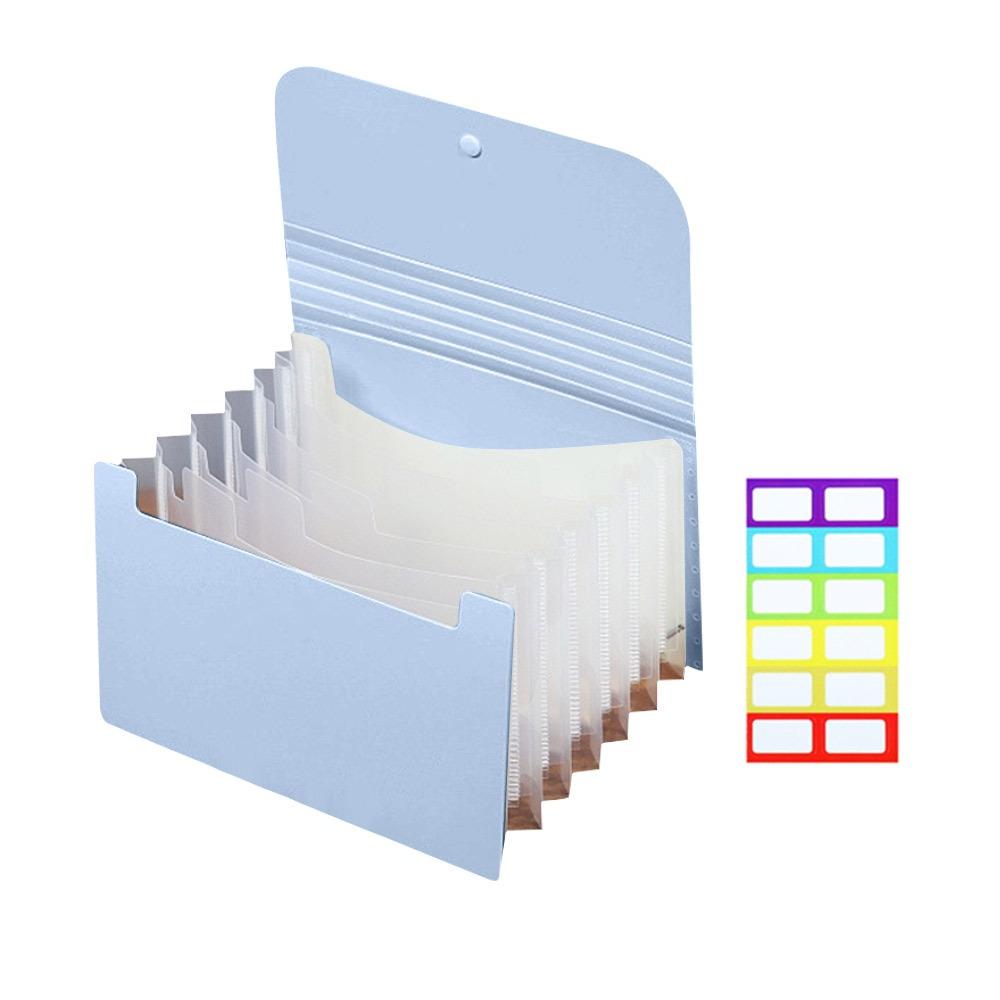 Waterproof Organ Bag 7 Layer File Pouch Portable A6 File Folder
