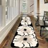 1 pezzo Tappeti da cucina con fiori Antiscivolo Tappetini per porta di casa Design pop Tappeto da bagno Tappetino da bagno Tappeto per casa Lavello Lavanderia Decor