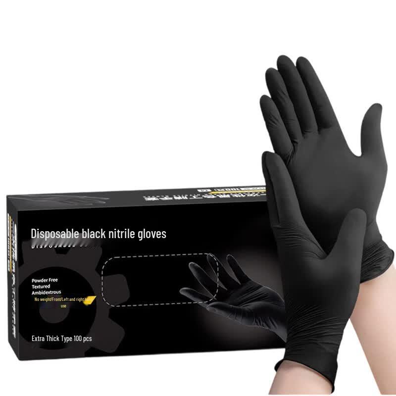 PoDi Extra Thick Food-Grade Nitrile Gloves (100 Count)