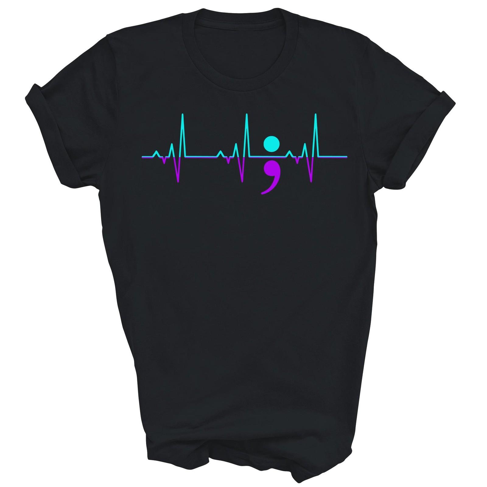 

Suicide Awareness Heartbeat Support Unisex Shirt Gift M