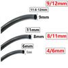 4/7mm 8/11mm 9/12mm Tubo Irrigazione Giardino 1/4" 3/8" Tubo PVC Tubo Micro Irrigazione a Goccia Tubo Prato Balcone Piante Fiori Tubo
