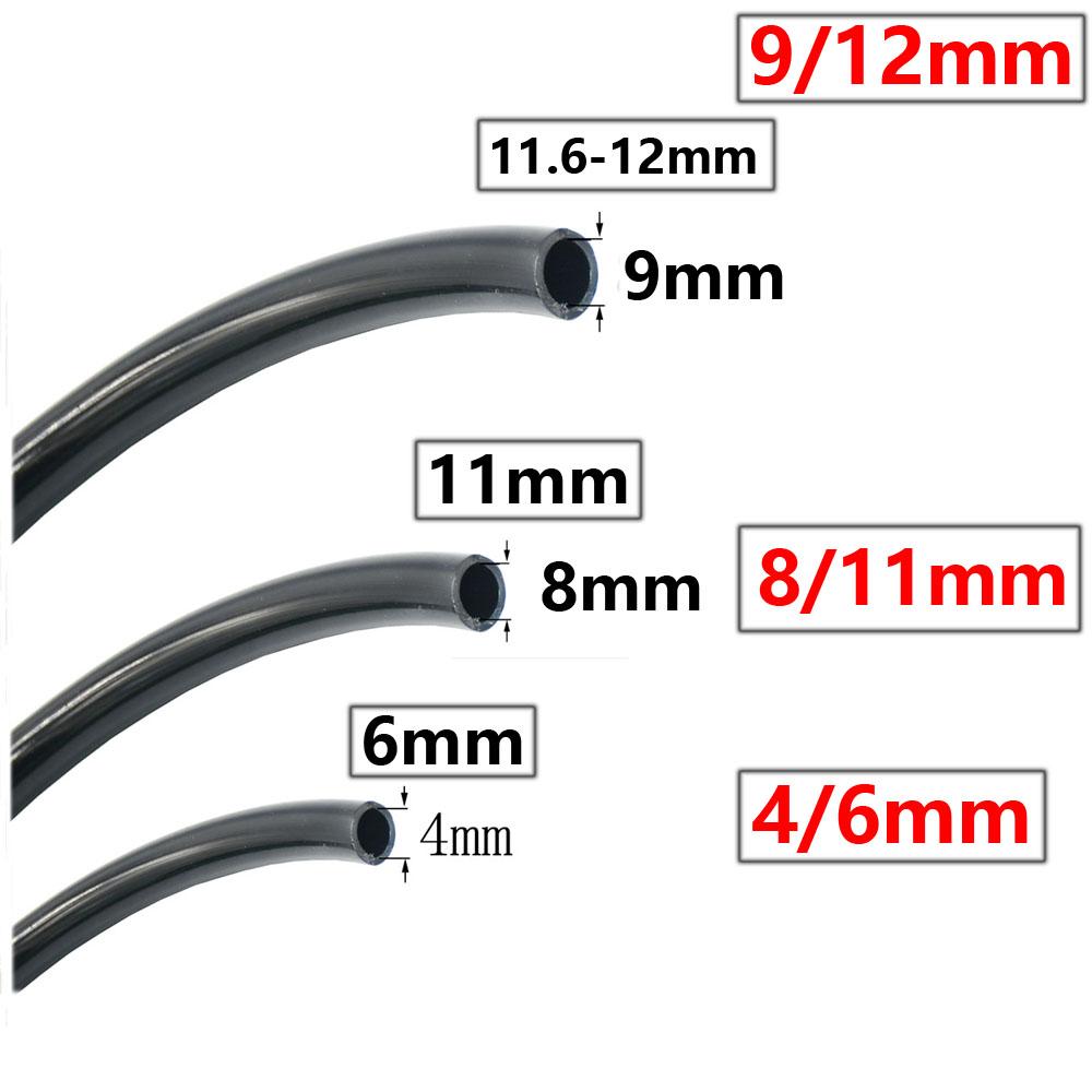 4/7mm 8/11mm 9/12mm Tubo Irrigazione Giardino 1/4" 3/8" Tubo PVC Tubo Micro Irrigazione a Goccia Tubo Prato Balcone Piante Fiori Tubo