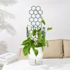 Honeycomb Design Plant Support Rustproof Plastic Stackable Garden Climbing Frame Easy To Use Durable Honeycomb Plant Trellis