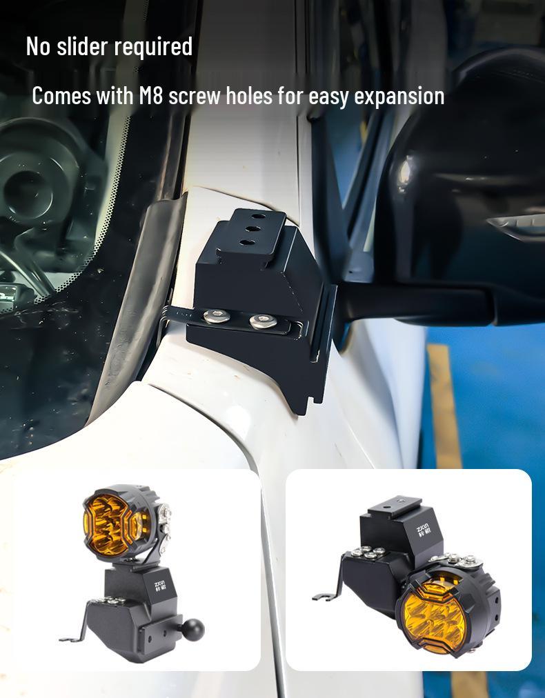 Ruiqi 6 A-Pillar LED Spotlight Quick-Release Mount Bracket