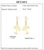 Cazador Science Biochemistry Neuron Earrings for Women Stainless Steel Tree of Life Drop Earrings Jewelry Gift 2026 Vintage