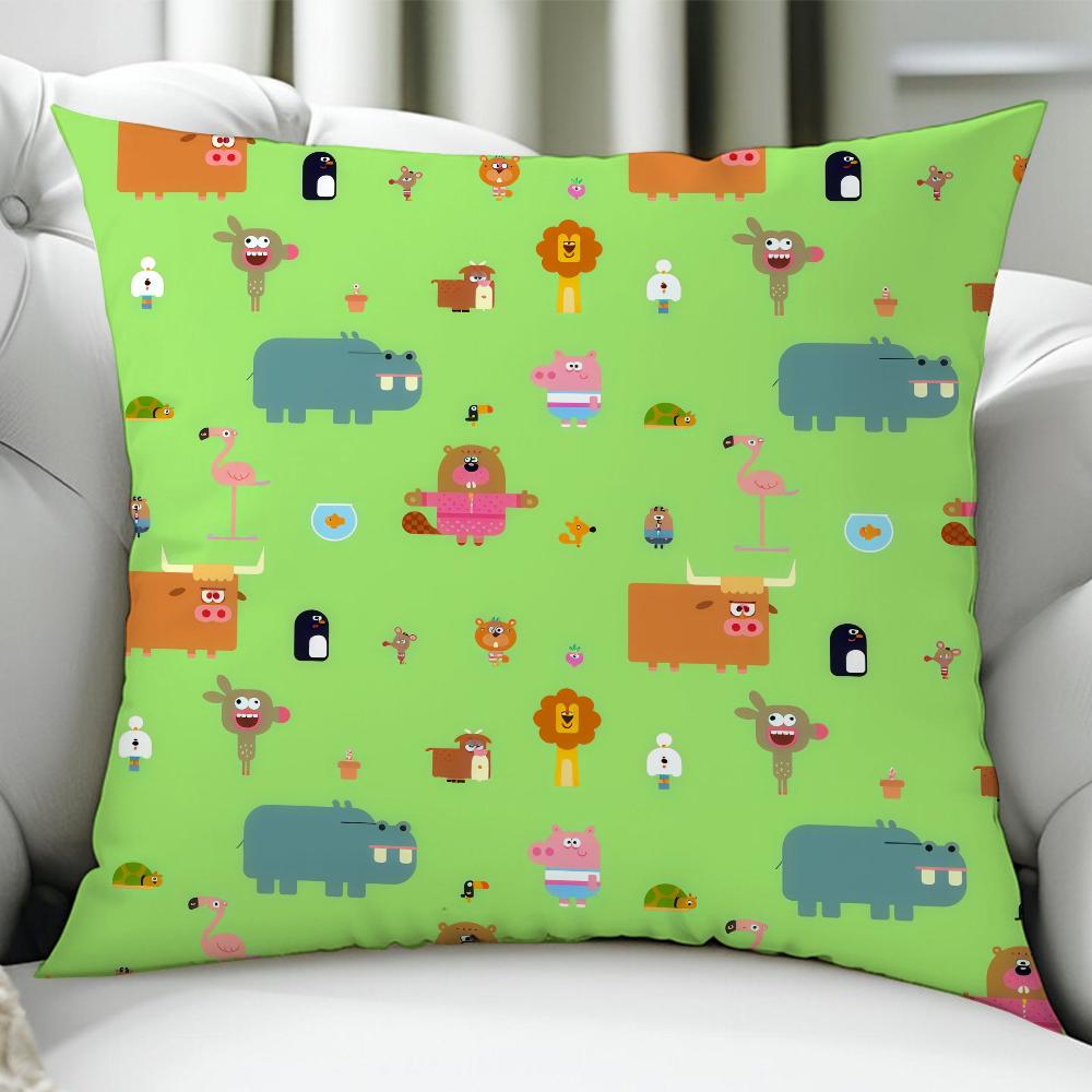 

Cartoon HHey DDuggeeES cushion cover Birthday Anniversary Gifts Double Sided Printed Zipper Cushion Cover Soft Skin Bedding 30x30cm