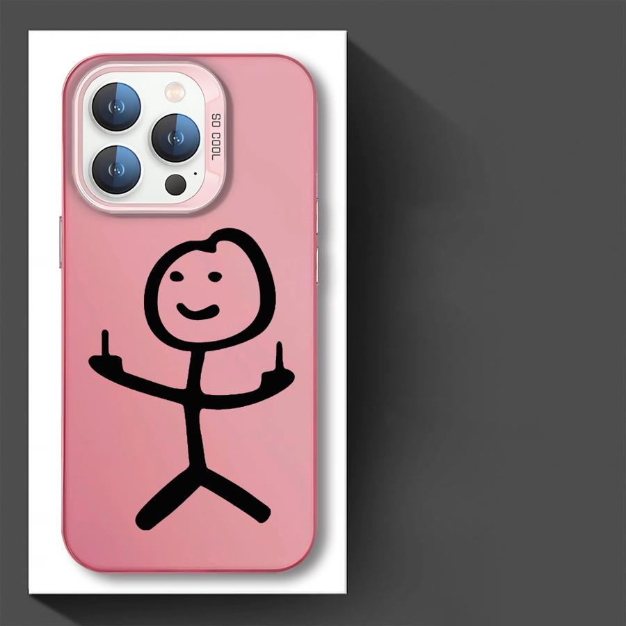 Phone Cover Case for iPhone 17 Pro Max Air 16 14 Plus 13 12 Pro 11 15 Cartoon Matchman