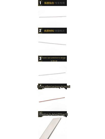 Domy X5 Rear Trim Sticker: Anti-Scratch Tailgate Decorative Strip