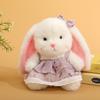 Soft Plush Rabbit Toy 25cm Wedding Toss Birthday Gift Desk Decor Unisex Kids Adults
