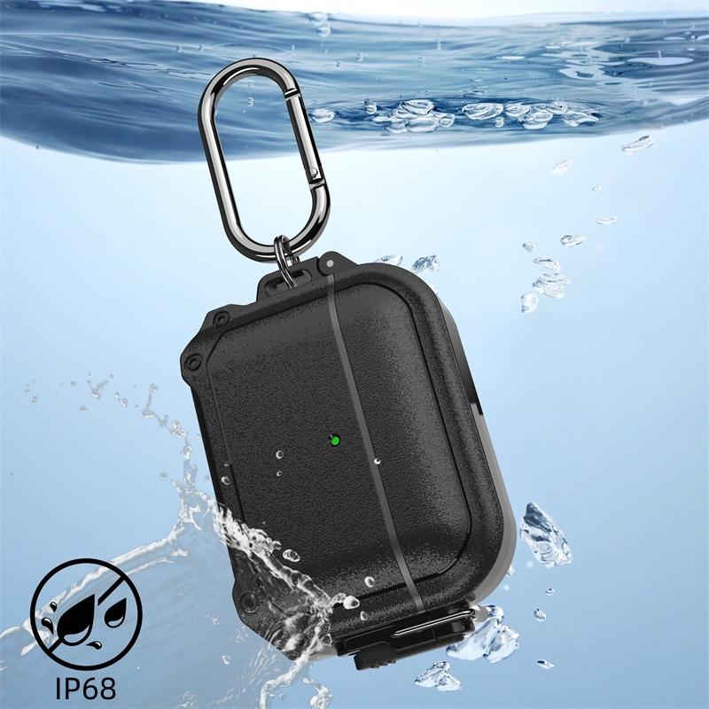 Anti-Scratch Waterproof Case For AirPods 1/2/3/4, Pro & Pro 2  – Bluetooth Switch Protective Cover For Apple Earbuds