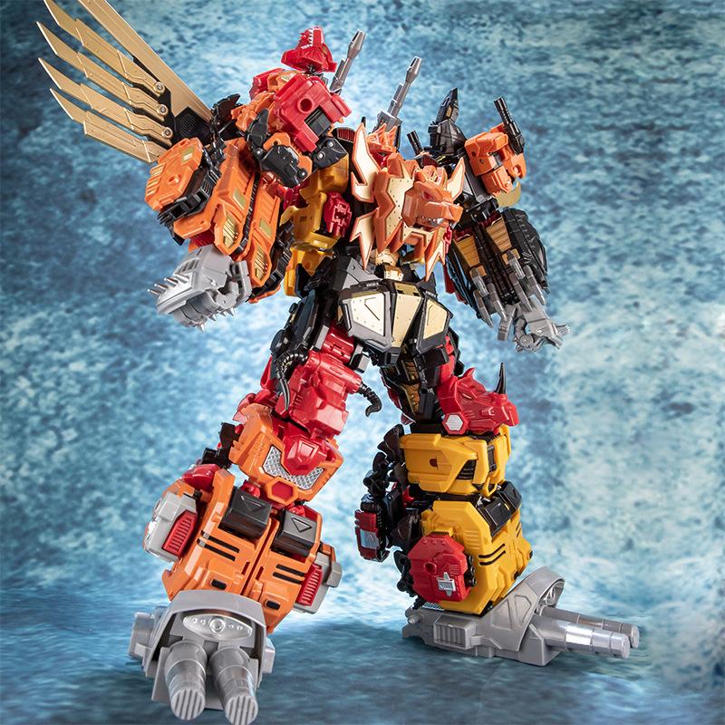 Jinbao 5 in 1 Big 45CM Transformation Predaking Toys Anime Devastator KO G1 Robot Action Figure Model Boy Children Kid Gift