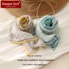 Shanghai Story 100% Mulberry Silk Printed Scarf