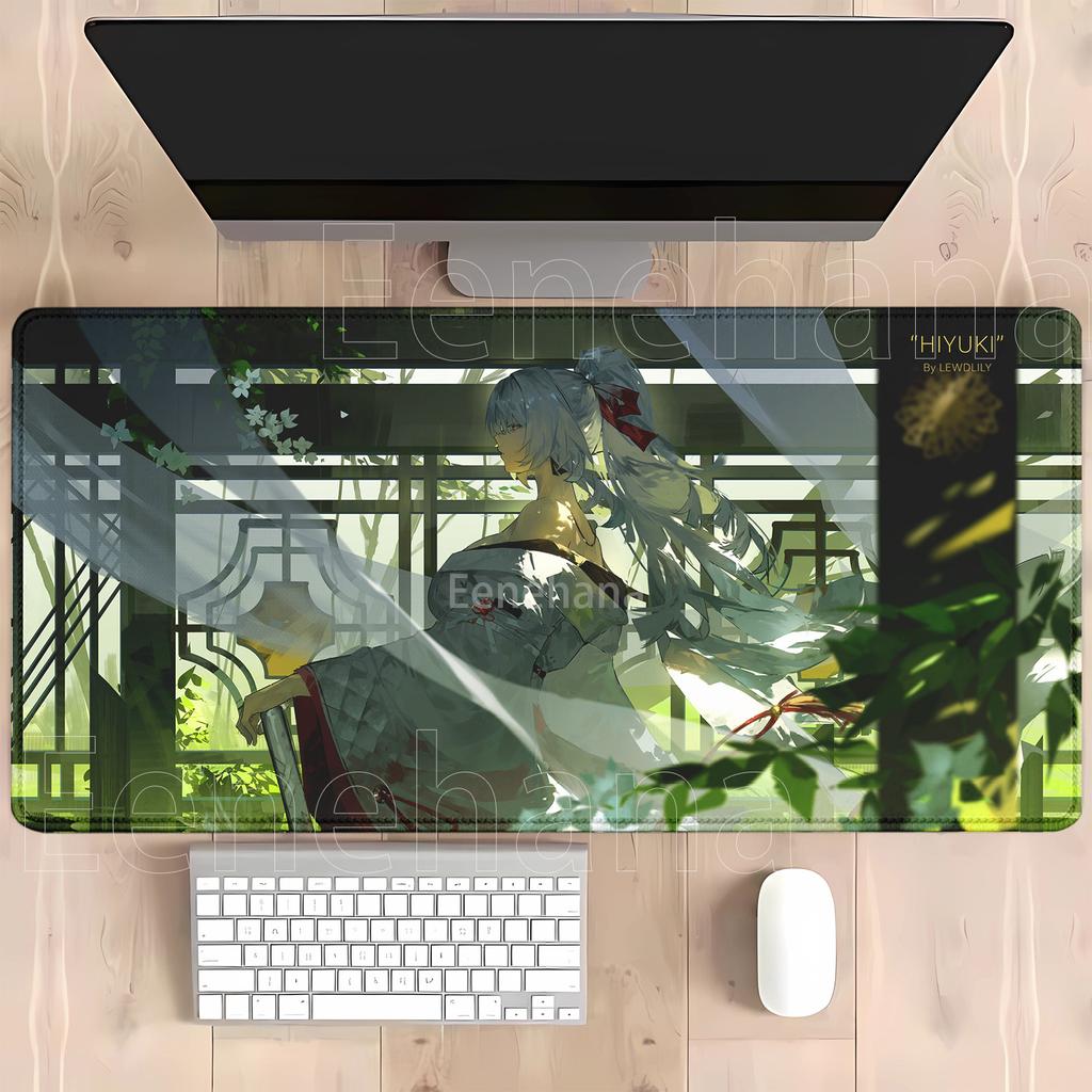 Hiyuki Wuthering Waves Gaming Mousepad Computer offices keyboard Mouse Pad Anime Nonslip Rubber xmm HD Printing Desk Mat