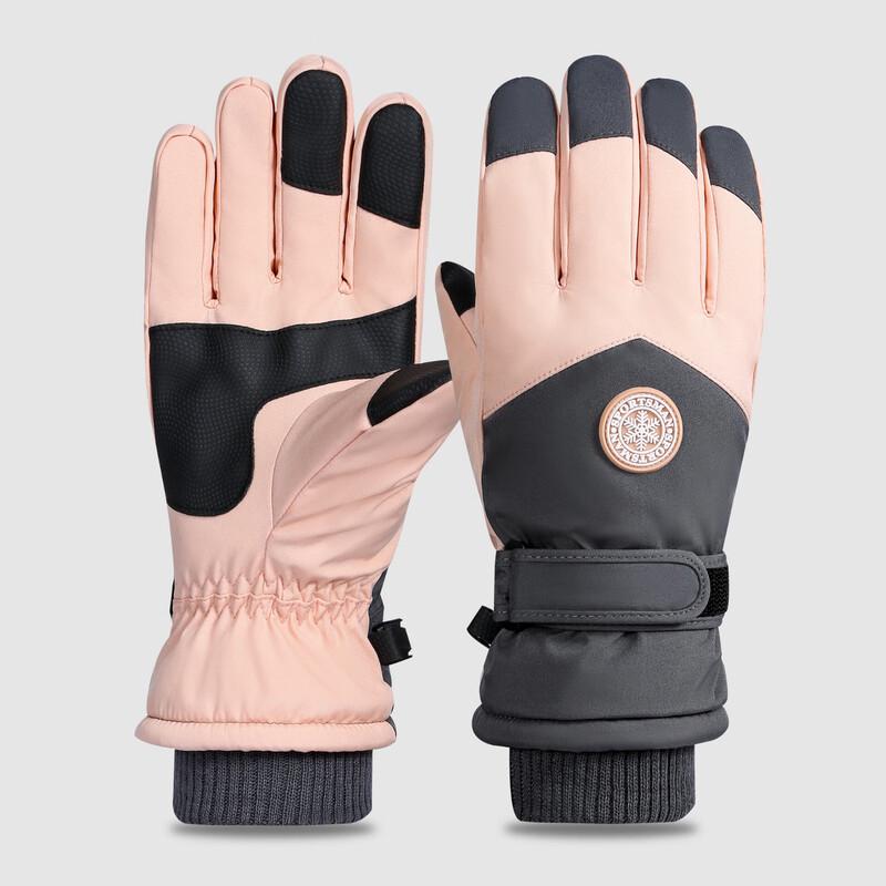 

Ankelai Unisex Winter Waterproof Ski & Motorcycle Gloves One Size