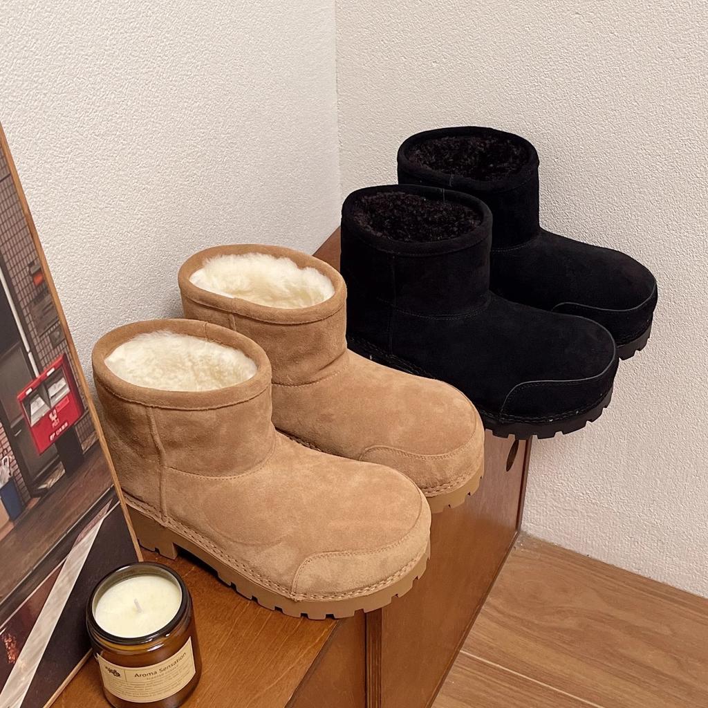 Fashion 2024 New Classic Thickened Fluff Women's Snow Boots Comfortable Warm Ankle Boots Women Winter Ladies Shoes Chunky Botas Mujer