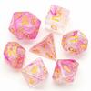 Cusdie D&D Rauchwürfel Dungeons and Dragons 7 mehrseitiges Würfelset D4 D6 D8 D10 D% D12 D20 für Rollenspiele Brettspiele