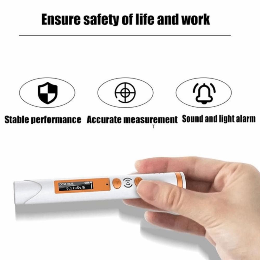 Portable Nuclear Radiation Detector Pen Type Dosimeter Digital Geiger Counter  Personal Use