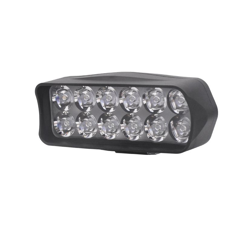 12V Motorcycle LED Spotlights Work Lamp Blaze Waterproof Universal Motorbike Electric Vehicle Scooter Headlight Moto Accessories