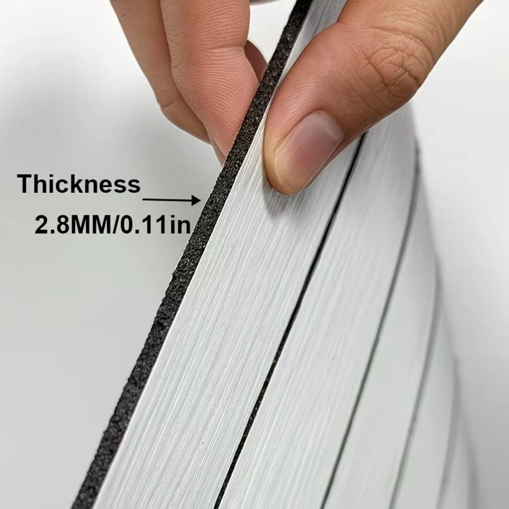 10pcs 30x30cm Wall Decoration Stickers Waterproof Foam Wall Stickers Wood Grain Wallpaper