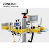 ZONESUN ZS-TB852 Automatic Round Bucket Labeling Machine Tabletop Jar Label Applicator Sticker Labeler Label Dispenser