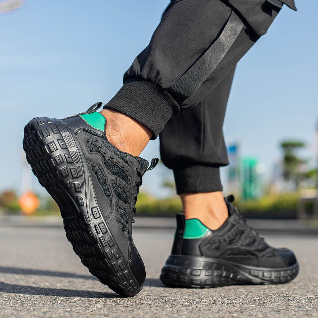 New Work Safety Shoes Summer Breathable Men's and Women's Work Anti-puncture Durable Steel Head Protective Shoes Sports Shoes