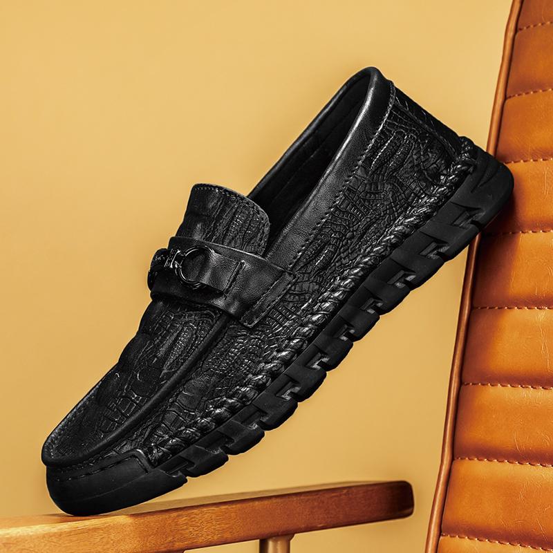 Fashion Leather Shoes Casual Business Shoes for Men Dress Tenis De Hombre Moccasins Mokasin Tenis Caballero Designer