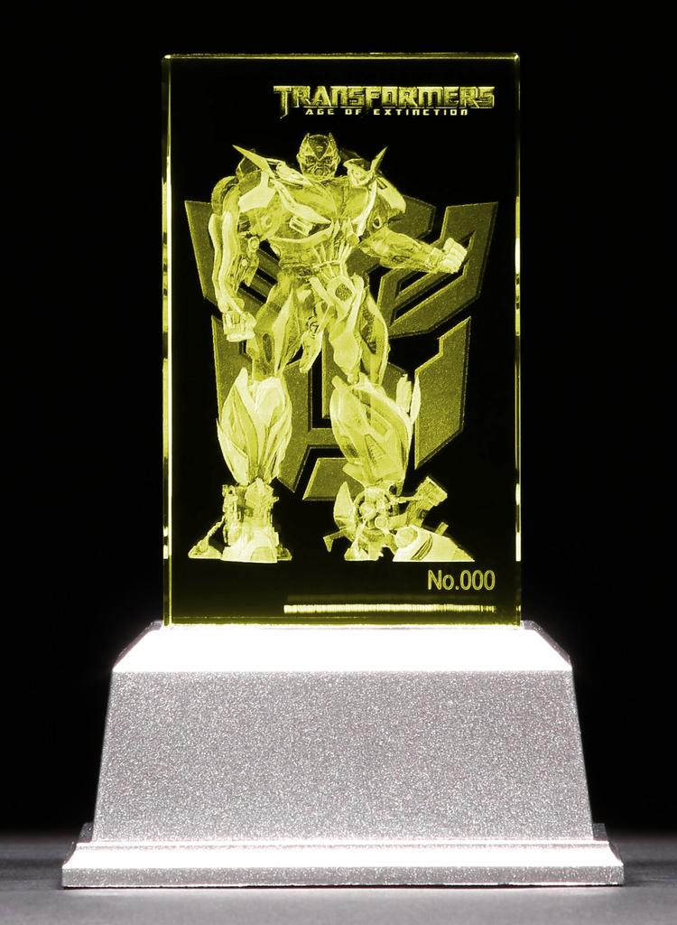 Transformers Bumblebee Premium Crystal Serial (with Number)