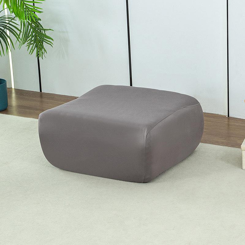 

Elastic Armless Floor Sofa Cover Footstool Cover Lounge Couch Protector Non-Slip Sofa Slipcover for Home Living Room Hotel Bar