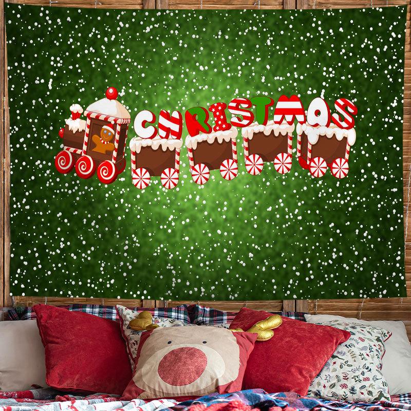 Vánoční gobelín Slavnostní výzdoba Domov Obývací pokoj Ložnice Pozadí Zahrada Plakáty pro venkovní velké závěsné plážové ručníky
