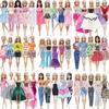 Wholesale 5 Set/Pack 11.5'' Girl Doll Outfit Daily Dress Mini Gown Blouse Pants Princess Clothes Kids Toy Accessories Gift