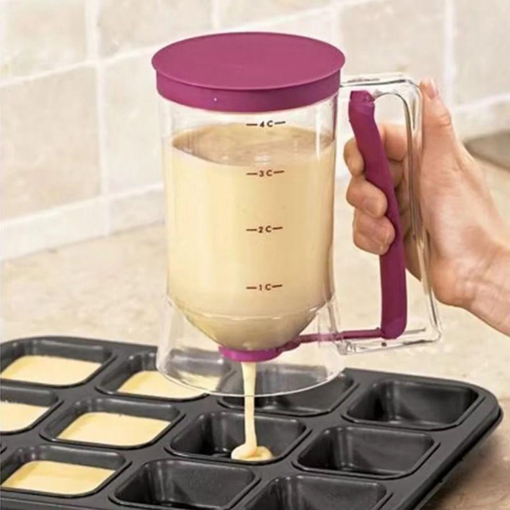 Leak Proof Cupcake Batter Separator 900 ML Cake Batter Tool Pancake Batter Dispenser  Waffle Making