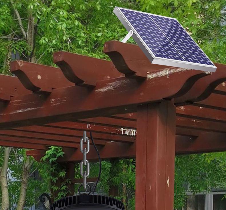 Solar LED Outdoor Pendant Light - Waterproof, Durable, Ideal for Workshops, Aquaculture, Rural Courtyards