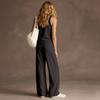 Fashionable Women's Vest V-neck Sleeveless Wide-leg Pants Set, Loose And Casual Two-piece Women's Set