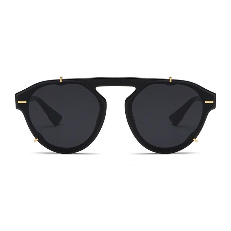 Luxury Fashion Women Sunglasses Vintage Oval Designer Ladies Sun Glasses Summer Shades
