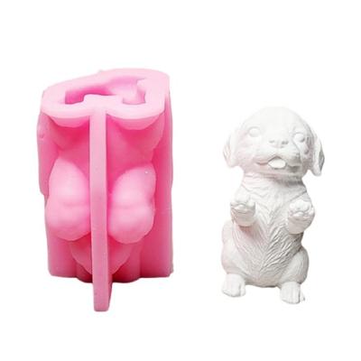 Little Dog Molds Epoxy Resin Molds Castings Molds Silicone Molds Ornament Plasters Molds Soap Molds for Craft Making