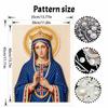 DIY 3D Pearl Diamond Painting Art Set Virgin Mary Catholic Religious Home Decor Art Set Wall Art
