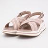 Striped Fabric Sandals Thick Sole Woman US POLO
