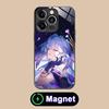 HSR Robin Glass MagSafe Mobile Phone Case for iPhone 17 16 15 14 13 12 11 Air Pro Max Plus Mini Colorful Cover
