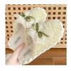 2024 Lace Bow Cotton Slippers - Korean Fairy Style Winter Slippers for Men and Women