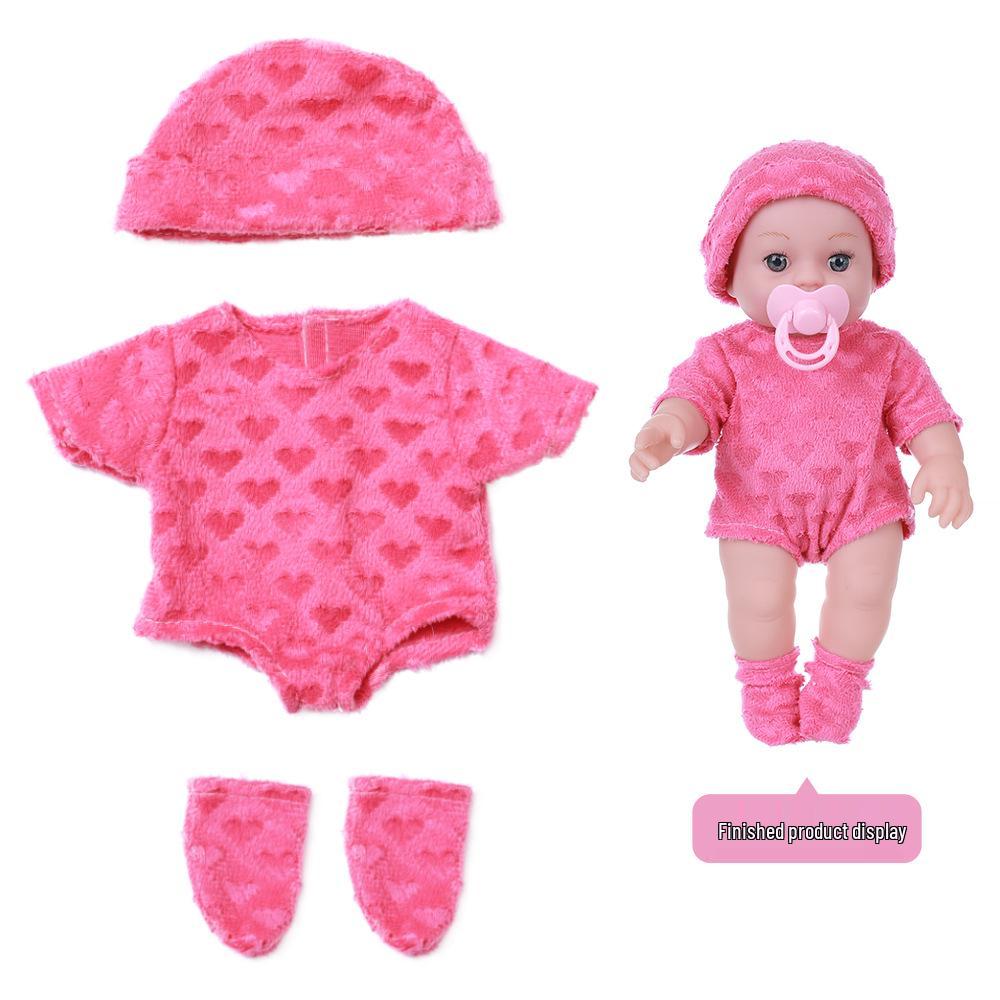 Doll Clothes Set: 30cm Baby Doll Outfit with Hat for DIY Customization
